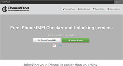 Desktop Screenshot of iphoneimei.net